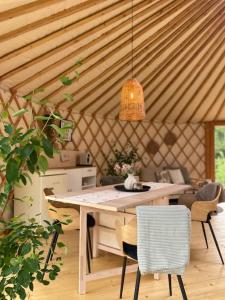 Glamping nad Meandry v jurtě
