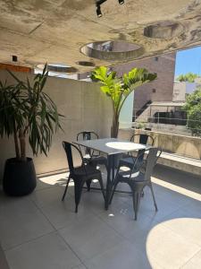 Modern apartment with balcony terrace
