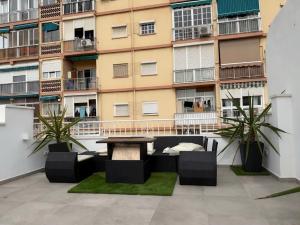 Huelin Beach House: Solárium a 200 m del Mar