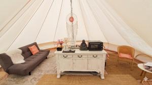 Bell-tent Luna met uitzicht