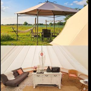 Bell-tent Luna met uitzicht