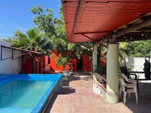 Centrally located accommodation with a spacious patio, Parras