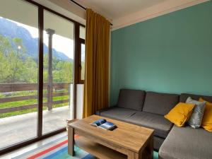 Cozy Riverfront Apartments with garden and mountain view