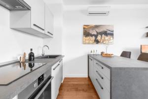 Ground floor apartment with 1 bedroom , big terrace with garden and BBQ