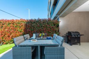 Ground floor apartment with 1 bedroom , big terrace with garden and BBQ
