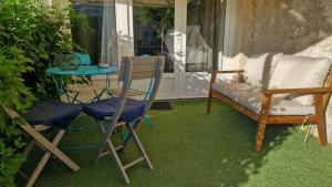 studio Quai 84, bord du Rhône via Rhôna