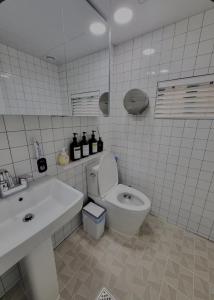 Sinchon Station Line 2 Exit 3 and 4 min three-room hongdae