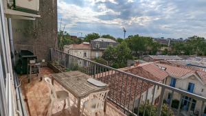 Ecrin haussmannien, avec terrasse, centre Montpellier