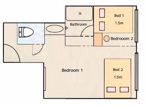 Luxury Suite Mdob in Shinjuku, Tokyo, super luxury Dyson & POLA top configuration! 3 min to Waseda station, maximum 4 guests