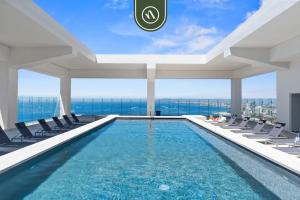 Luxury Studio with Oceanview - Beach - Pool - GYM