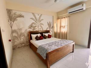 The Monstera Sanctuary - Tropical 3BHK in a Gated Society