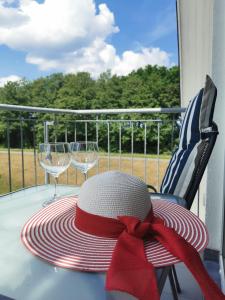 BERNSTEINHAUS in Zingst 1-Raum-Wohnung Nr 8 mit West-Balkon