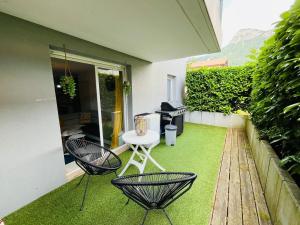 Cozy T2 avec terrasse privée - Thyez