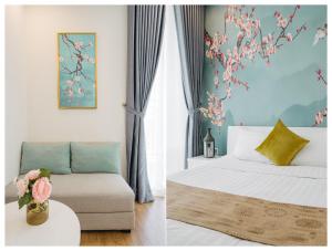 Modern Skyline Studio Apartment with Sunset View in Green Bay Hanoi
