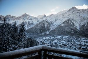 Hotels Les Campanules : Chambre Quadruple - Côté Mont Blanc