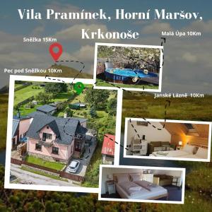 Vila Pramínek, Krkonoše s bazénem kousek od Pece pod Sněžkou