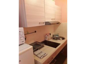 Sea View Apt with Terrace Kitchen