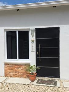 Room in a residential complex across from the airport
