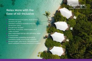 Cinnamon Hakuraa Huraa Maldives -Inclusive - Adults Only - Complimentary Domestic Flight Return for 2 pax on 7 nights or more stays valid to 31 Oct 2027
