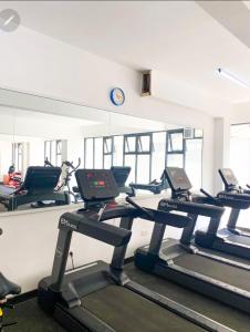 Elegant luxury three bedroom apartment with swimming pool fully equipped gym children playing ground ample parking space and amazing scenic view