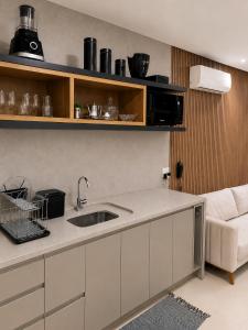DNA SmartStyle, Flat de alto Padrão em Goiânia, Setor Bueno, Piscina, Garagem e Jardim privativo