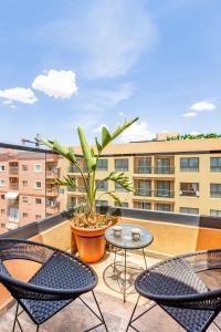 Stylish 2BR Gueliz Terrace Fast WiFi