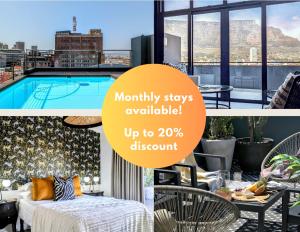 Cape Town City Centre 3 Bed Penthouse with Pool and free parking Family Friendly