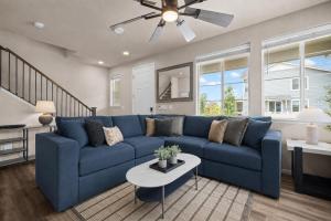 Modern Home with Firepit Grill Cinema Room