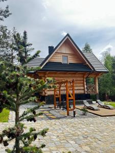 Bacówka na Roztoczu w Krasnobrodzie - całoroczny domek do wynajęcia - Stefa SPA