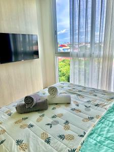 City Garden Olympus balcony near walking street
