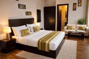 Onyx Suite Luxury Apartment # Lift # Garden # Ac rooms # Private Parking # Near Prem Mandir # Located Inside- Omaxe Eternity Vrindavan #