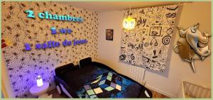 15 de Disney maison à thème 75m2 avec SALLE DE JEUX privée 6 couchages