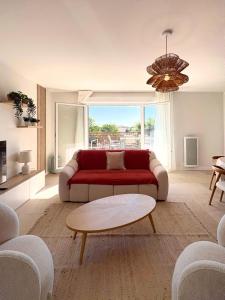 82m2 apartment 6 people terrace air conditioning parking
