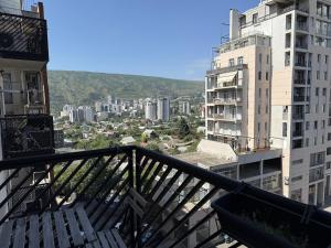Studio with mountain and Tbilisi views