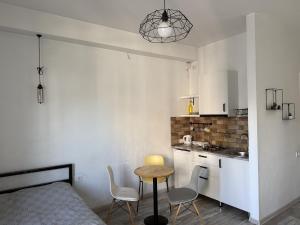 Studio with mountain and Tbilisi views