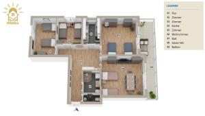 KRelax Baroque Living - 4 Bedrooms - 8 Guests - Balcony - Parking - Smart TV - Near Train Station and Highway