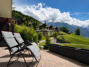 Moderne Wohnung mit sonniger Terrasse, Blick auf die Berge und das Engelbergertal