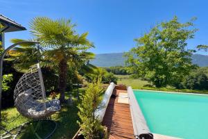 Magnificent villa with heated pool air conditioning