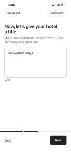JABWEMET stays