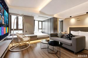 충칭 / 중경 J&H Invis High Rise Panoramic Art Hotel 호텔 스위트룸
