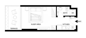 StayShort - Cozy Studio in Meydan for 2 close to Golf Courses