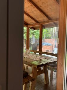 Chata przy lesie - sauna i balia