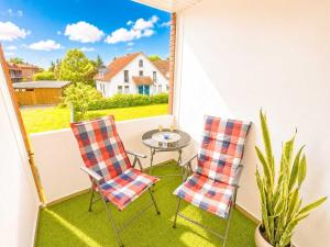 Ferienwohnung Deichgraf A-18, Nordsee Burhave mit Balkon, Parkplatz, Pool & Sauna, WLAN