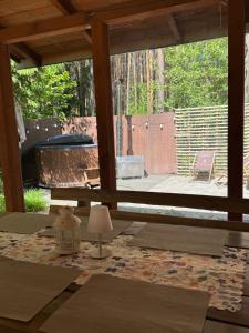 Chata przy lesie - sauna i balia