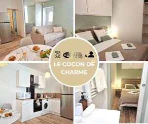 Le Cocon de Charme - 4pers - 2min Halle Marcadieu - 6min centre ville