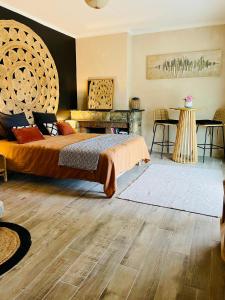 Appart vue Cité, balnéo privée, clim, jardin, parking gratuit
