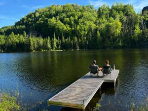 Chalet Mysa Spa Lac access Firepit pit SKI