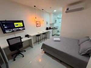 Studio Executivo Próximo ao Consulado dos EUA, Metrô e Shopping Morumbi