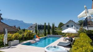 Luxury 5-Bedroom Villa with Pool Garden & Lake Geneva Views by GuestLee