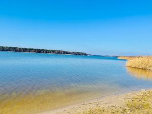 Dom nad jeziorem z prywatną plażą i prywatną przestrzenią 20000m2
